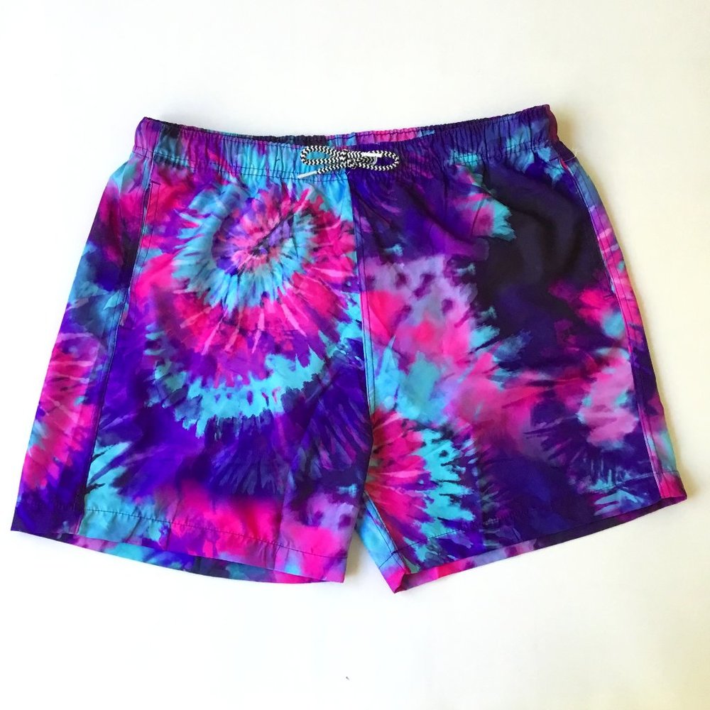 Boardies Apparel Men's Size XL Tie Dye Swim Short Trunks NWOT